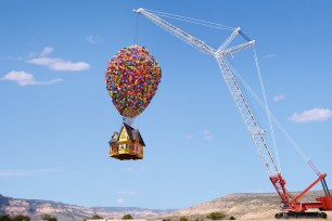 The "UP" house literally floats. 