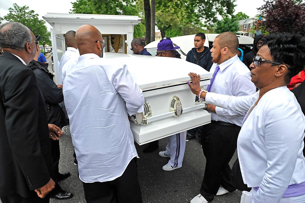 Funeral for D'aja Robinson.
