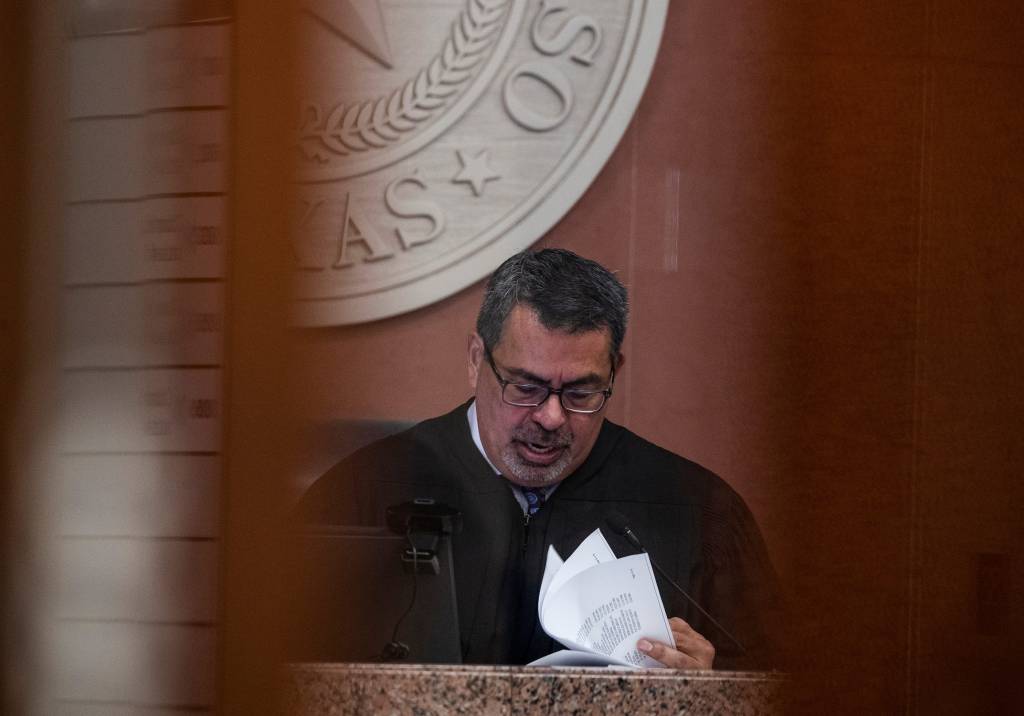 El Paso County Judge Ruben Morales in court