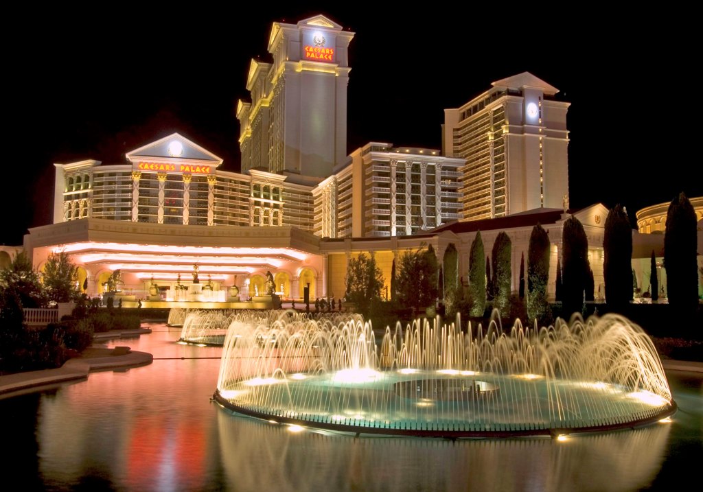 Shares of Caesars Entertainment, which owns Caesars Palace on the Las Vegas Strip, jumped 15%.