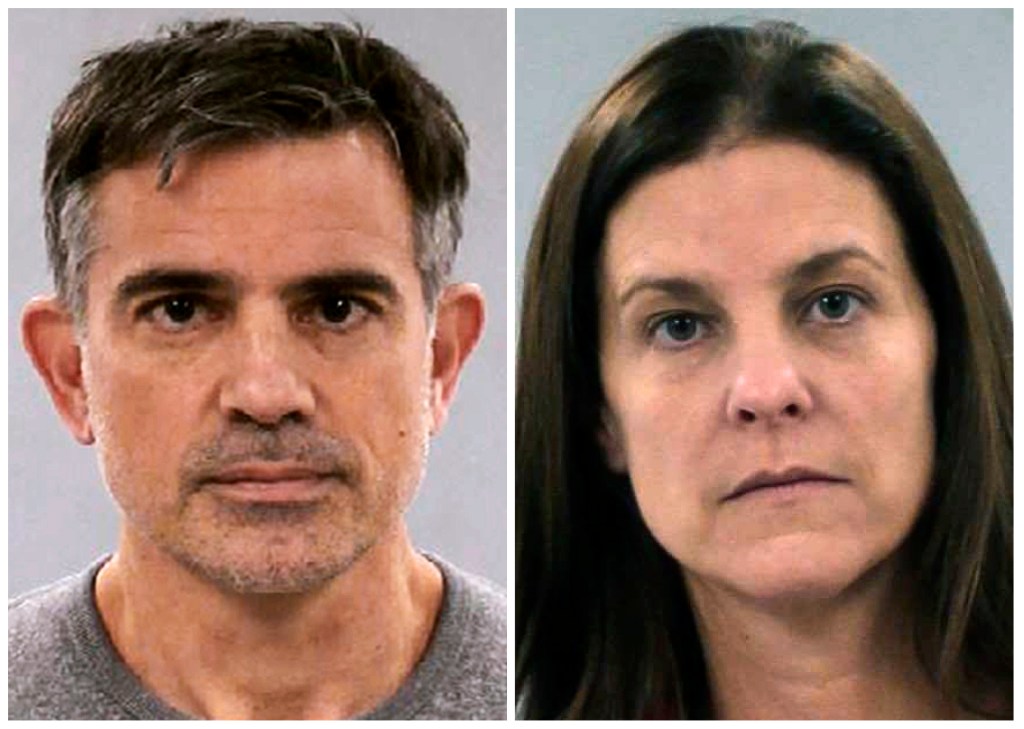 Prosecutors say Dulos’ estranged husband, Fotis Dulos (left), killed her at her home in New Canaan. Troconis (right) was convicted by a jury in March of conspiracy to commit murder, hindering prosecution and evidence tampering.
