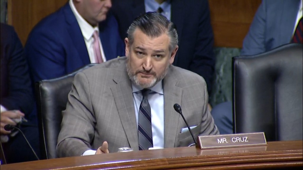 Cruz questioned Netburn about Shelby's male appendage.