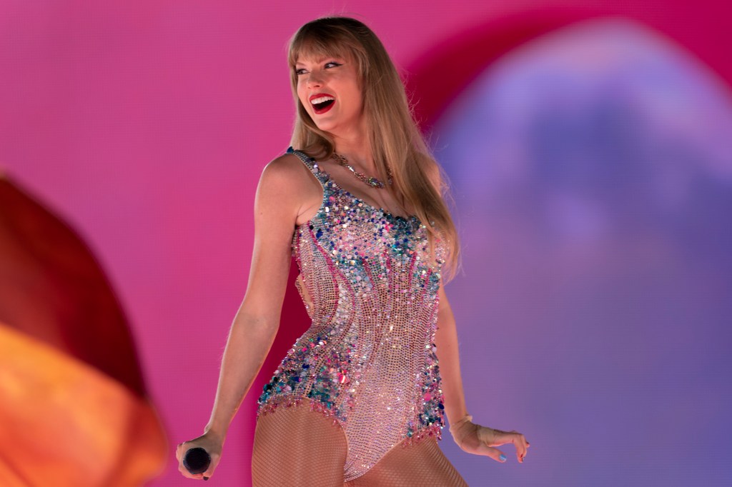 Taylor Swift performs during "The Eras Tour," May 5, 2023, at Nissan Stadium in Nashville, Tenn.