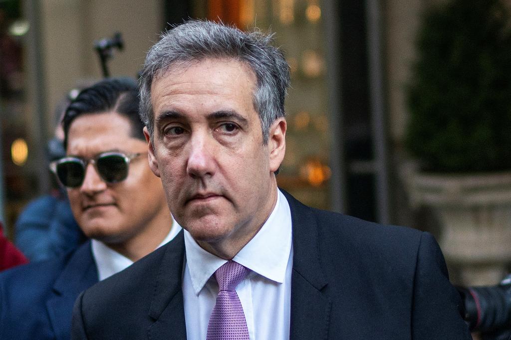 Michael Cohen departs his home in Manhattan to testify in Trump's criminal trial on May 20, 2024.