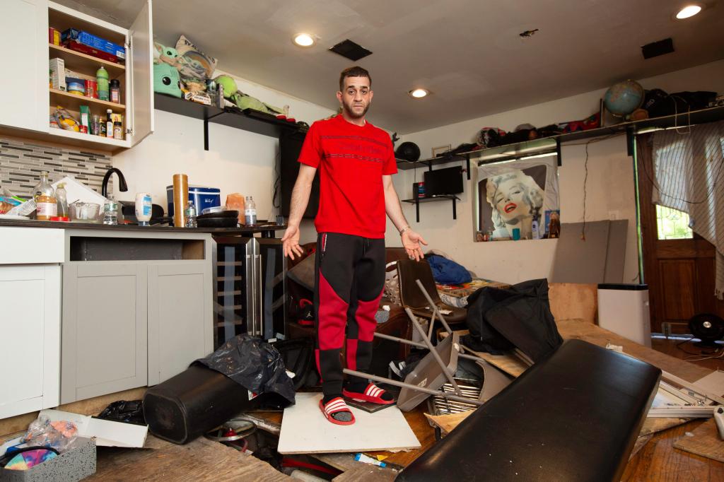 A look inside 701 Bay Street in Staten Island, NY on May 22, 2024, where more than a dozen residents including property owner Ettore Mazzei were busted.