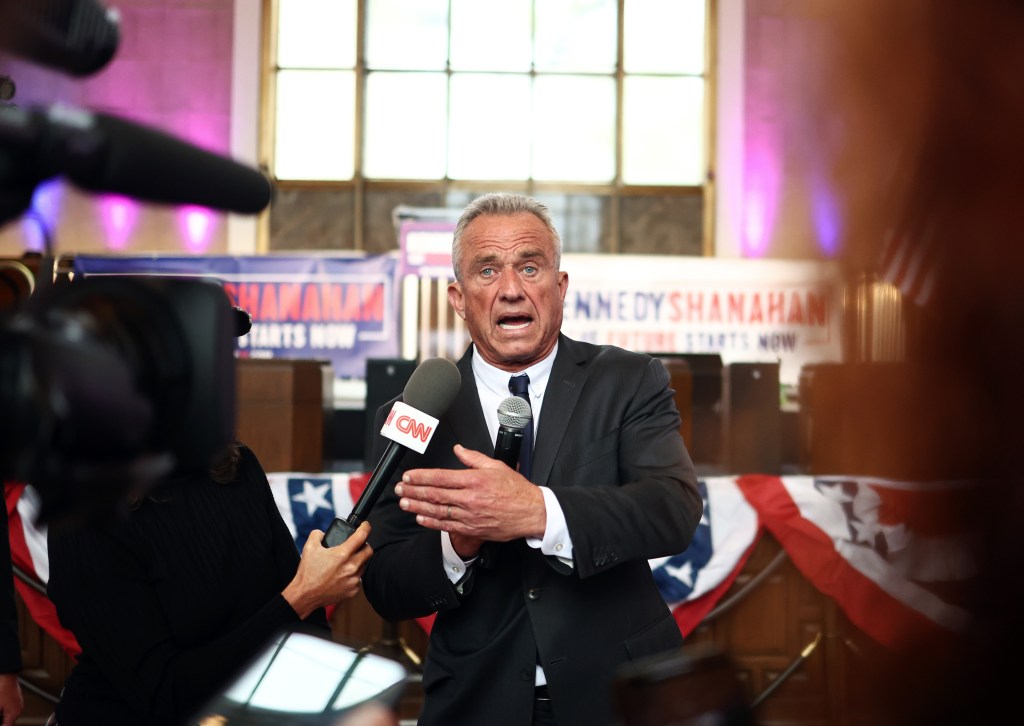 RFK Jr. speaks to the media