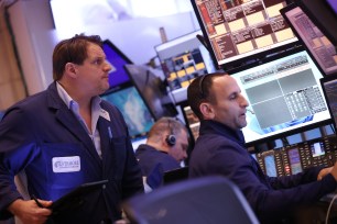 New York Stock Exchange traders