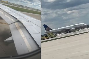 United Airlines plane