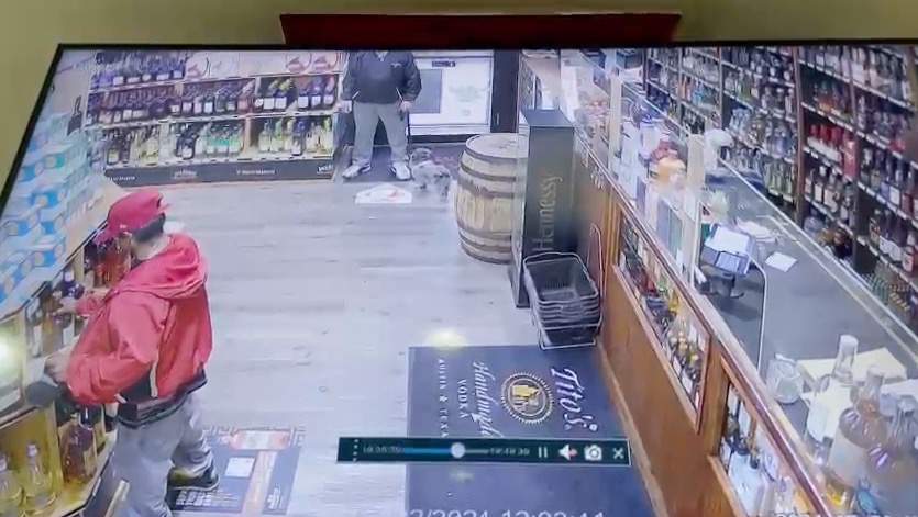 Surveillance video released Wednesday, May 22, 2024, by the United Bodegas of America reportedly shows Francisco Valerio shooting alleged shoplifter kevin Pullutasi at Franjo Liquor Store 785 Wyckoff Ave in Ridgewood Queens.