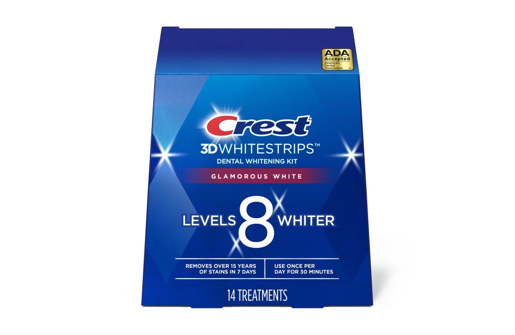 Crest 3D Whitestrips Glamorous White At-Home Teeth Whitening Kit, 14 Treatments
