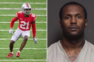 Former Ohio State Buckeye Marcus Williamson charged with bank robberis.