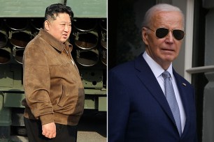 Kim Jong Un and Joe Biden