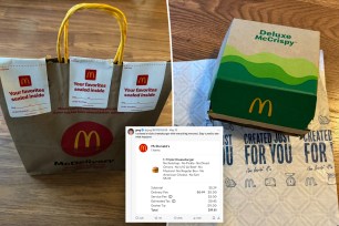 A trolling Doordash customer who purposefully ordered McDonald's triple-decker burger with "everything removed" was bemused after receiving a burger box with nothing in it.