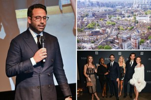 Daniel Daggers attends the launch of new Netflix show "Buying London", UK's reality TV series dedicated to the capital's luxury real estate, at The Mayfair Hotel on May 21, 2024 in London, England