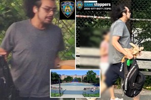 The suspected attacker flew into a rage about a kid chucking the balloon inside Lawrence J. Virgilio Playground at 54th Street and 39 Drive in Sunnyside Gardens around 7:20 p.m. Sunday, the sources said.