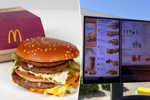 Big Mac and McDonald's menu