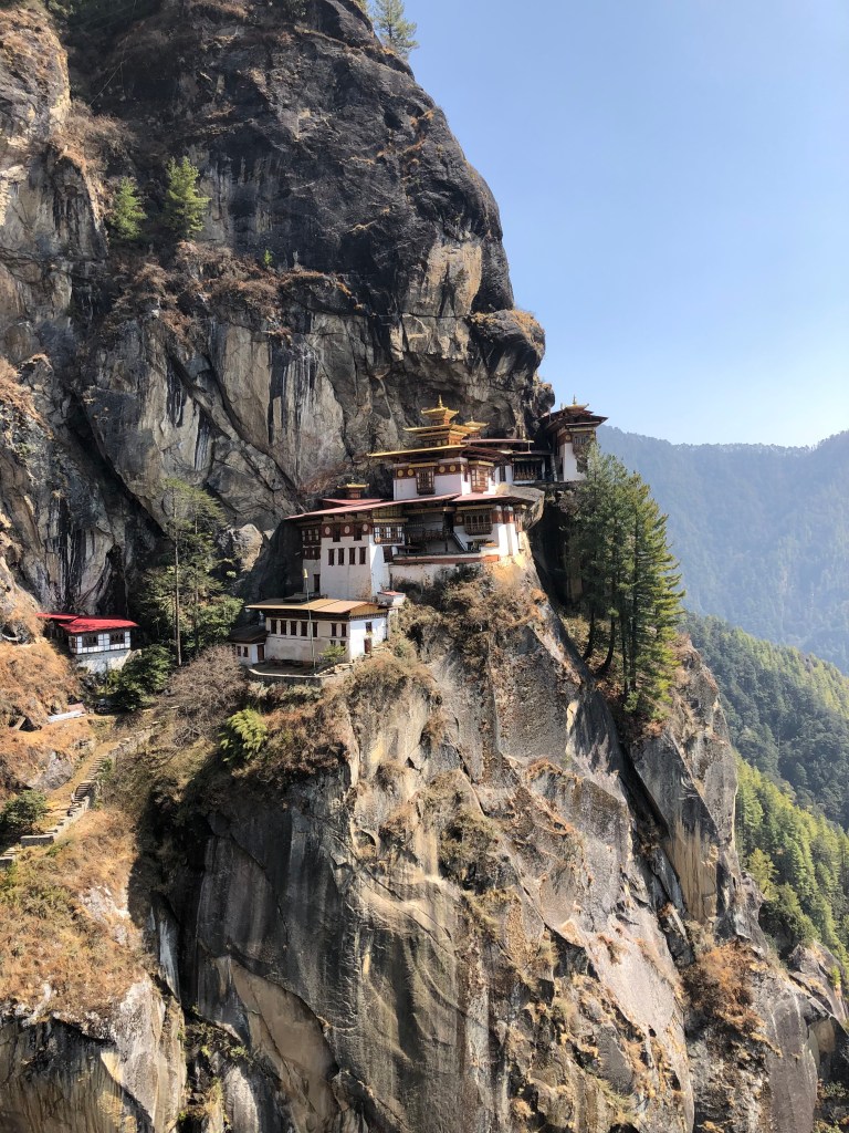 Exterior of Tiger's Nest. 