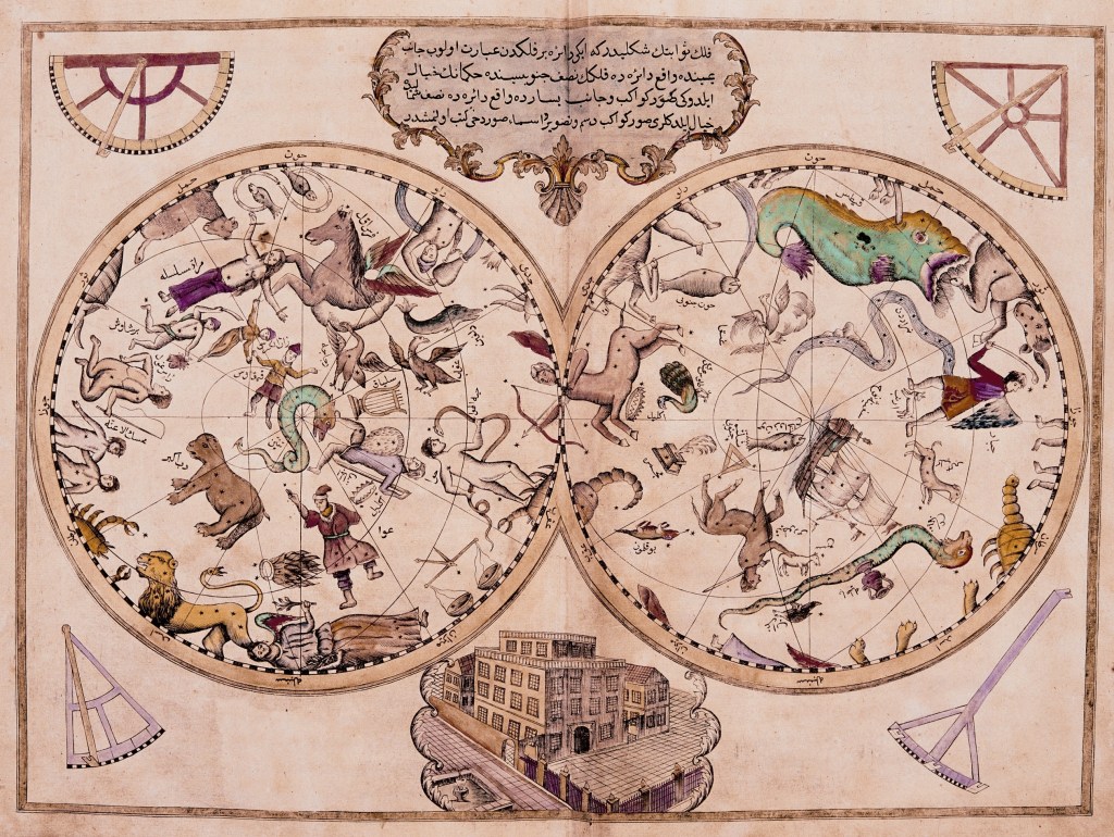 Arabic astronomical chart