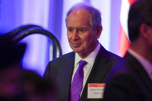 Blackstone Group CEO and Co-Founder Steve Schwarzman attends a "Senior Chinese Leader Event" held by the National Committee on US-China Relations and the US-China Business Council.