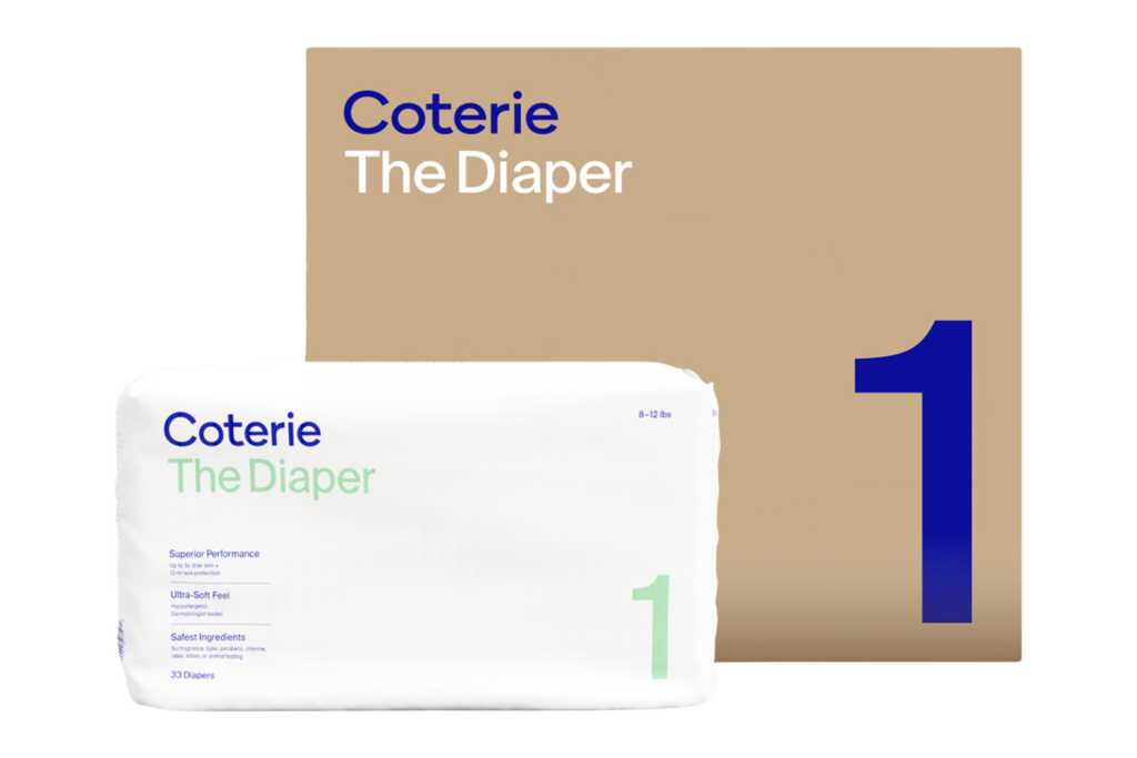 Coterie Ultra Soft Diapers, Monthly Supply