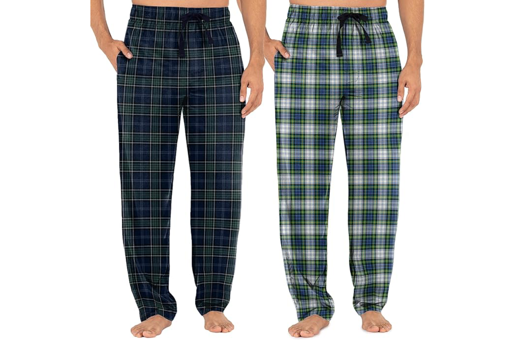 Fruit of the Loom Men's Broadcloth Woven Sleep Pajama Pant (2-Pack)