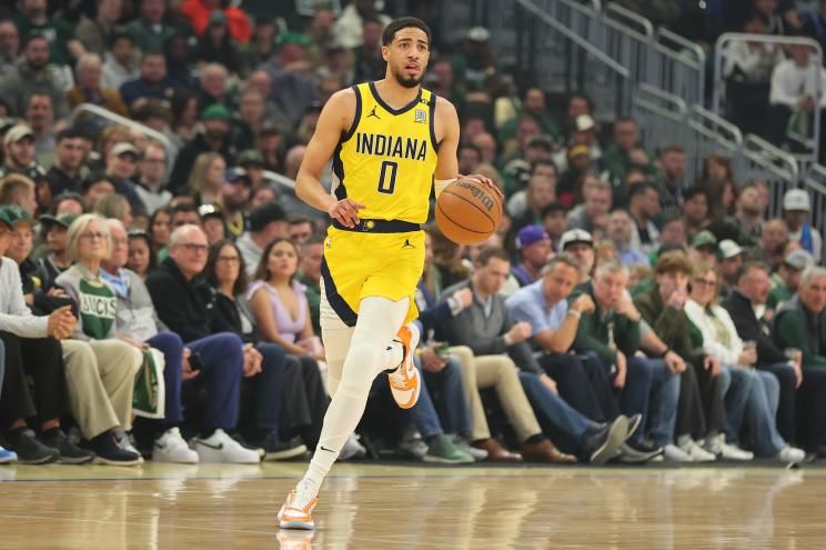 Indiana Pacers point guard Tyrese Haliburton.