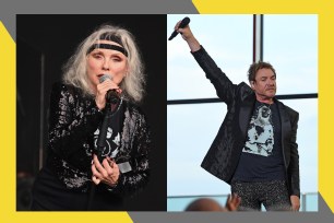 Blondie frontwoman Debbie Harry (L) and Duran Duran singer Simon Le Bon are headlining at the 2024 Cruel World Festival.