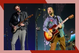 Hozier (L) and Noah Kahan are headlining at the 2024 Railbird Festival in Lexington, KY