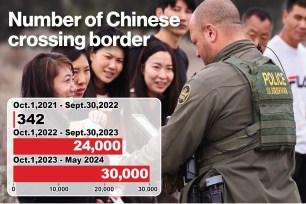 border patrol officer, stats of crossings