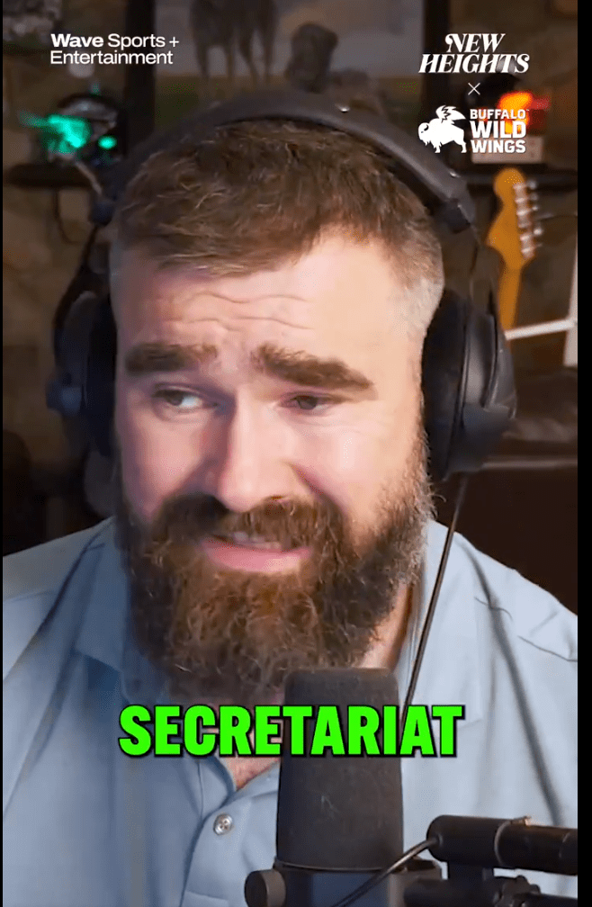 Jason Kelce thinks Secretariat is a cheat.