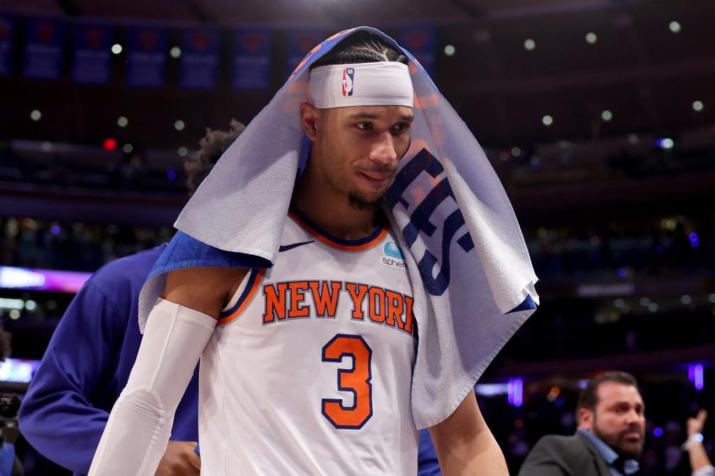 Josh Hart was a rebounding force for the Knicks during the playoffs. 