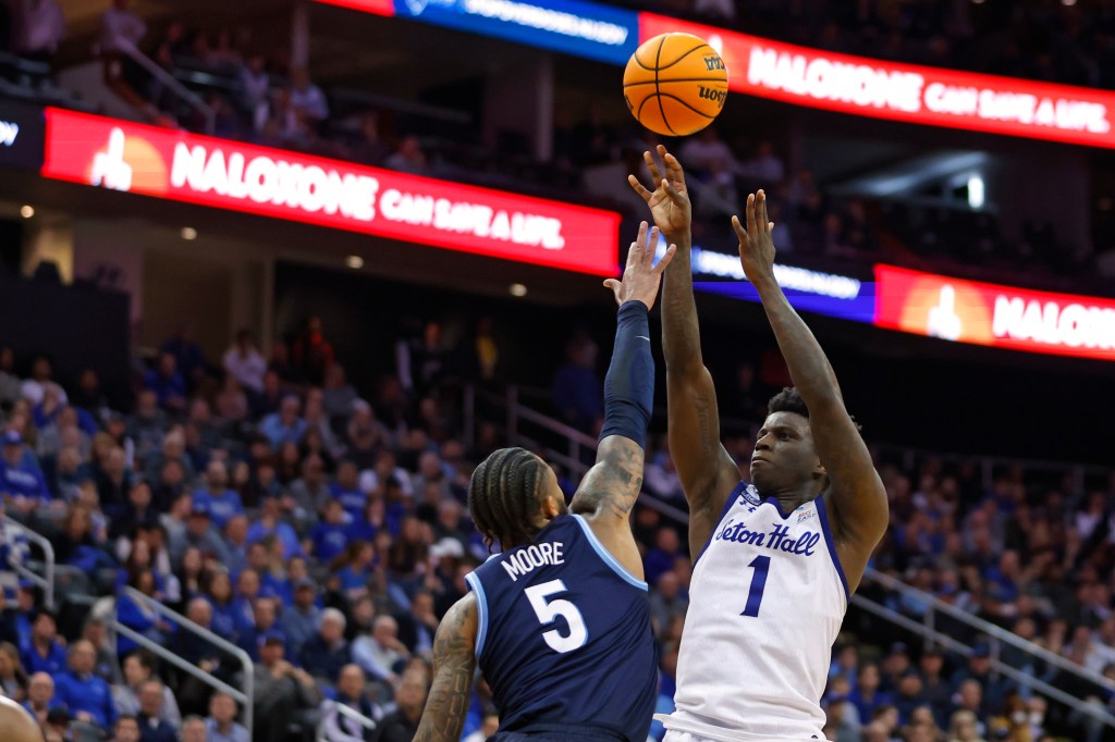 Kadary Richmond, shooting a jumper vs. Villanova last season, will be looking to improve his 3-point shot with St. John's.