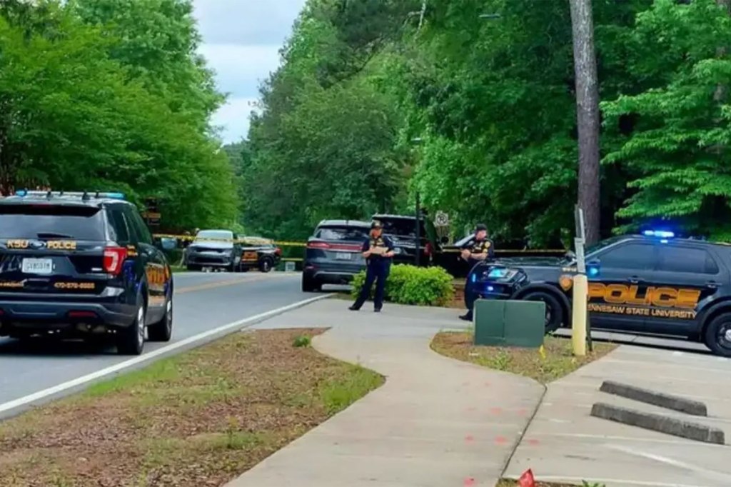 A student at Kennesaw State University in Georgia was shot and killed Saturday by an "armed intruder" on campus, officials confirmed.