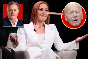 piers column on jen psaki's biden lies