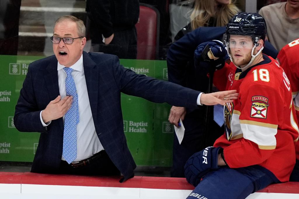 Panthers coach Paul Maurice