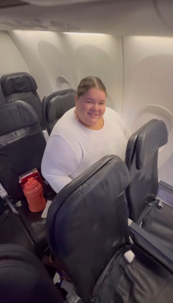 Chaney, who has to purchase an extra seat when flying, received criticism for her "fight to change the travel industry."