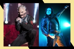 Slipknot frontman Corey Taylor (L) and Misfits singer Glenn Danzig are headlining at the 2024 Sonic Temple Music Festival.