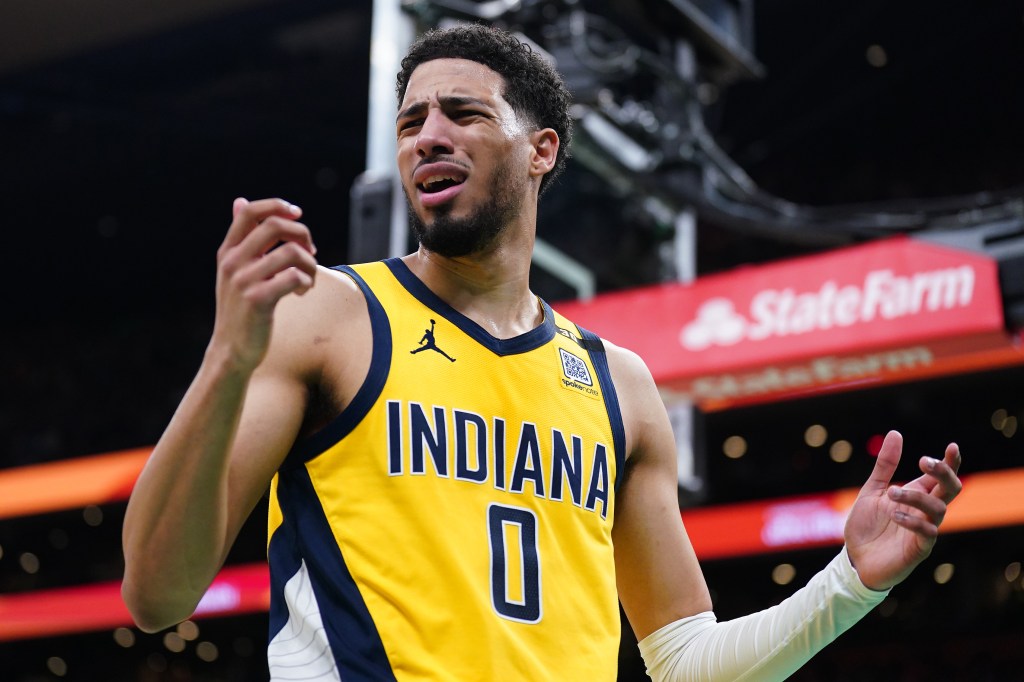 Tyrese Haliburton was held to 10 points in the Pacers' Game 2 loss.