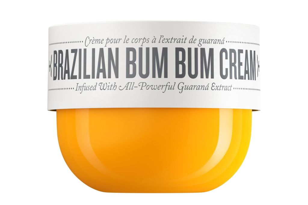 A tub of Bum Bum cream.