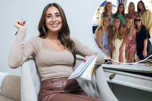 New York influencer Natalie Abatemarco proved herself to be the ultimate wing-woman after creating "dating" business cards for her single friends -- which she said is a great "icebreaker."