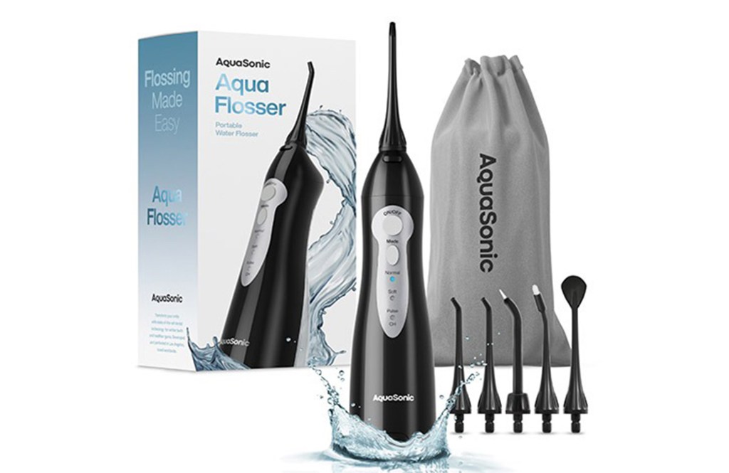 AquaSonic Aqua Flosser Cordless Rechargeable Water Flosser