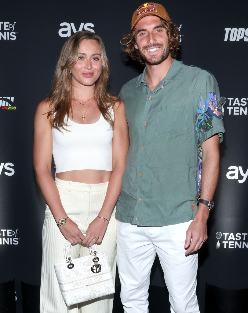 Paula Badosa and Stefanos Tsitsipas in March 2024.