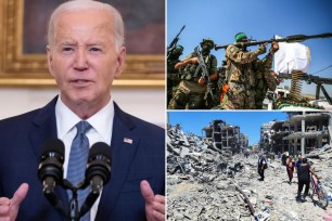 President Joe Biden on Friday detailed a three-phase deal proposed by Israel to Hamas militants that he says would lead to the release of remaining hostages in Gaza and could end the grinding, nearly 8-month-old Mideast war.