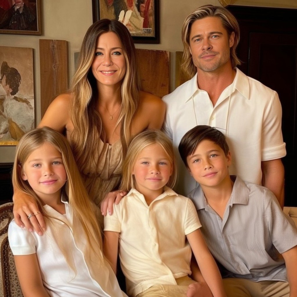 Critics have called the portrait of Brad Pitt and Jennifer Aniston "disrespectful." 