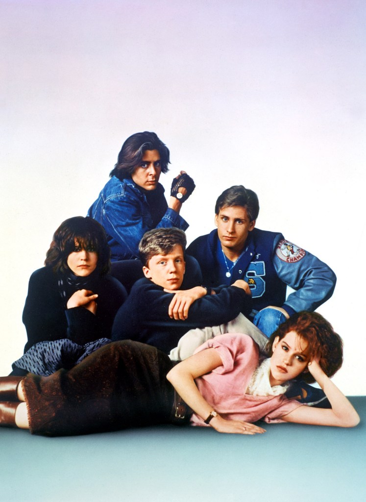 Ally Sheedy, Judd Nelson, Anthony Michael Hall, Molly Ringwald, Emilio Estevez, 