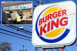 Burger King sign and restaurant