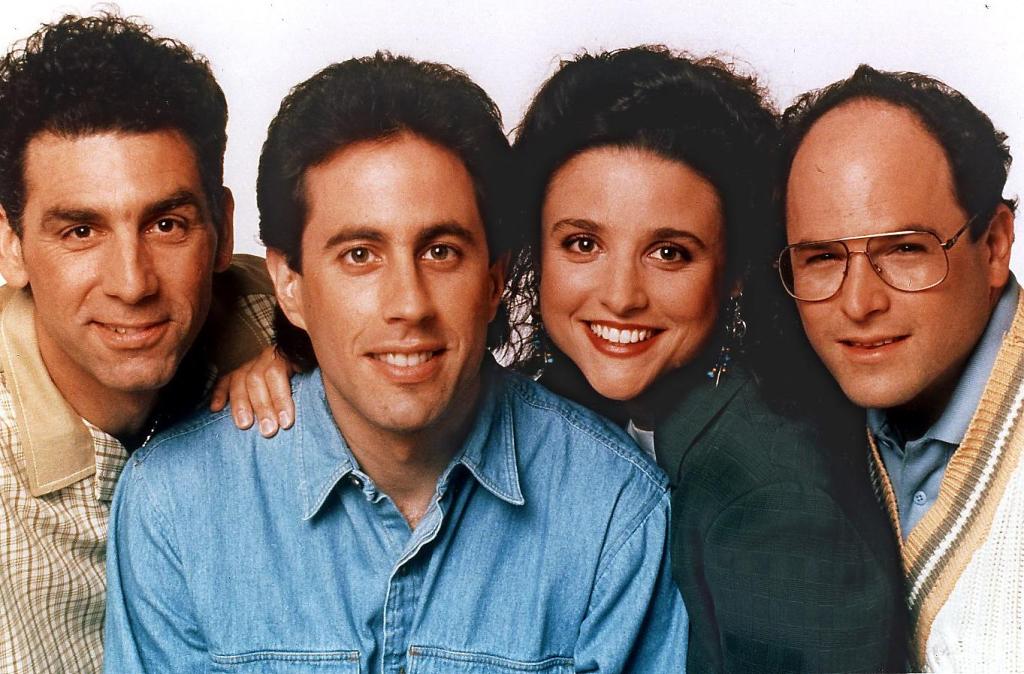 Michael Richards, Jerry Seinfeld, Julia Louis-Dreyfus and Jason Alexander.