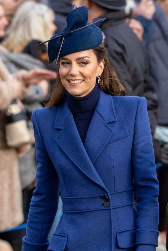 Kate Middleton smiling. 