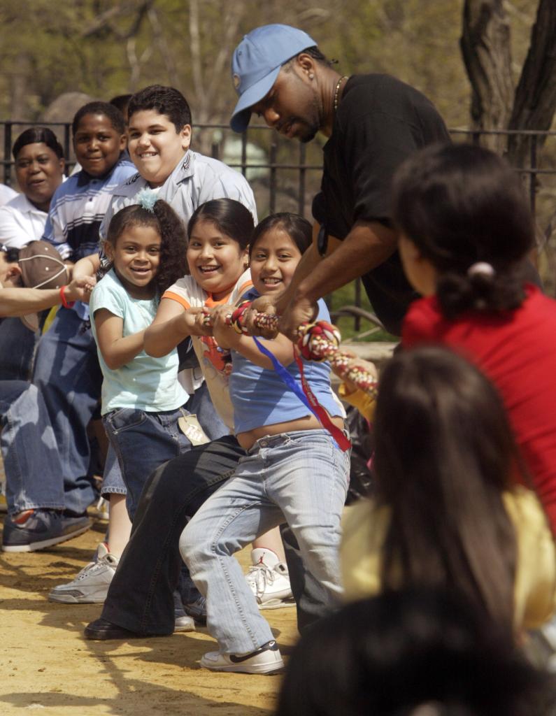 In Central Park this afternoon, an Easter celebration for children was held