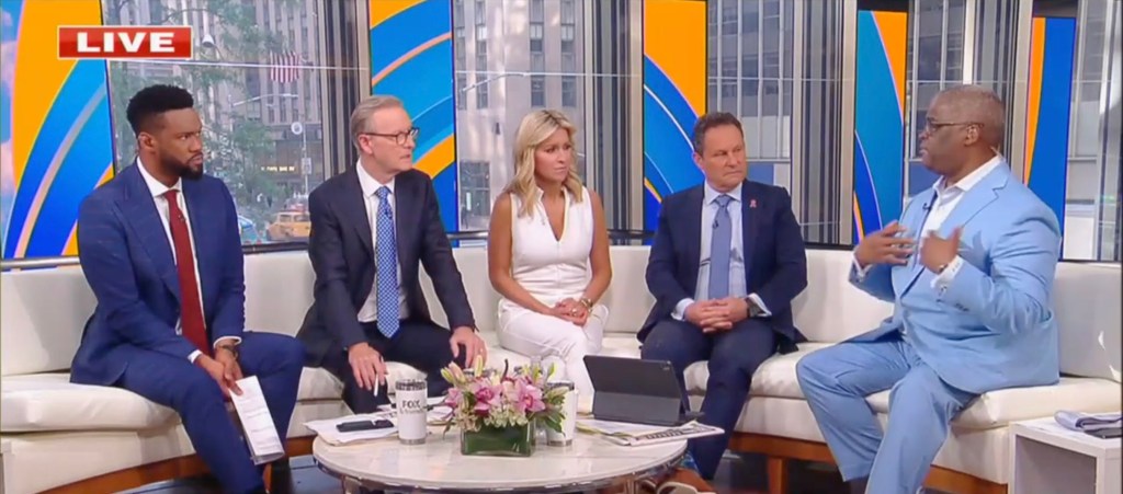 Payne had joined Fox & Friends to discuss Donald Trump's plans to hold a rally in the South Bronx on Thursday